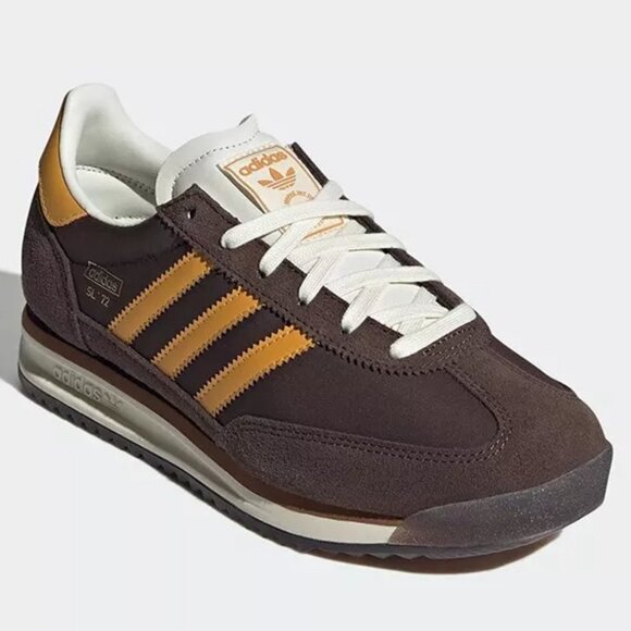 adidas Other - Adidas Originals SL 72 RS - Size Mens Casual Shoes Brown Yellow White JI2490 NEW
